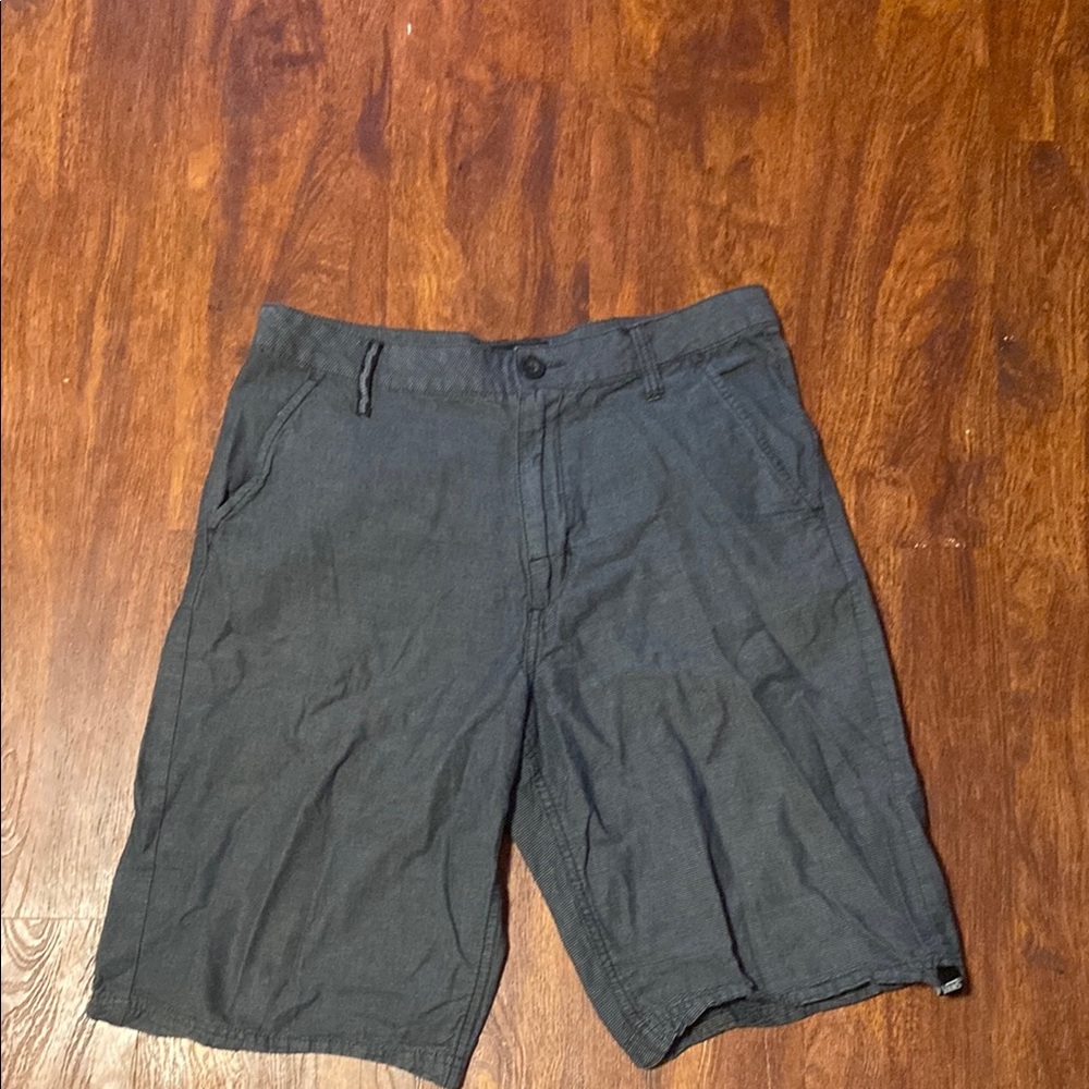Vans Black/gray striped shorts size 30